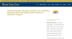 Desktop Screenshot of medfordseniorcenter.org
