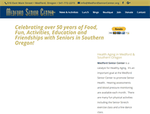 Tablet Screenshot of medfordseniorcenter.org